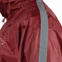 C-Line tweedelig regenpak met capuchon, Bordeaux rood met reflectie strepen, Polyerster/PVC, Kinder maat 146/152