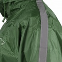 C-Line tweedelig regenpak met capuchon, Groen met reflectie strepen, Polyerster/PVC, Volwassen maat XXL