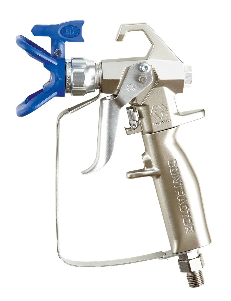 Graco Contractor spuitpistool, 2-vingerig, met RACX spuitmondbeschermer en PAA517 spuitmond, PN 04.288475 (288420 oud)