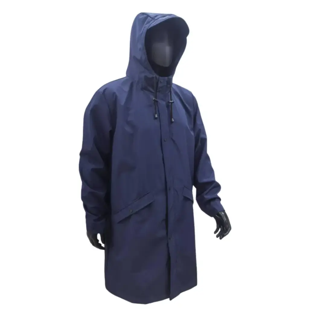 C-Line Regenjas, Marine Blauw, S (fleecevoering)