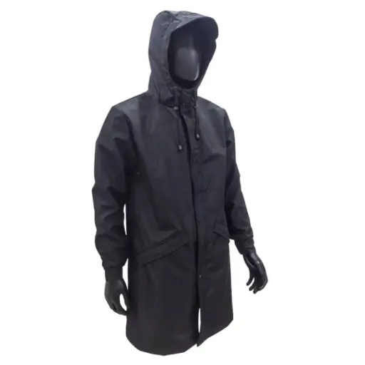 [14676] C-Line Regenjas, Zwart, 2XL (fleecevoering) IMPA: 190434